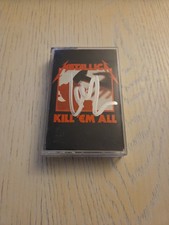 Lars Ulrich Autographed Signed Kill Em All Cassette Tape Cover Metallica No COA