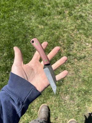 The Forager - Handmade EDC Knife & Leather Sheath Made In USA