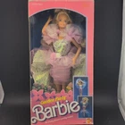 Barbie Garden Party 1988 Vintage NRFB Mattel Lacy Dress Ruffle Sleeves Doll New