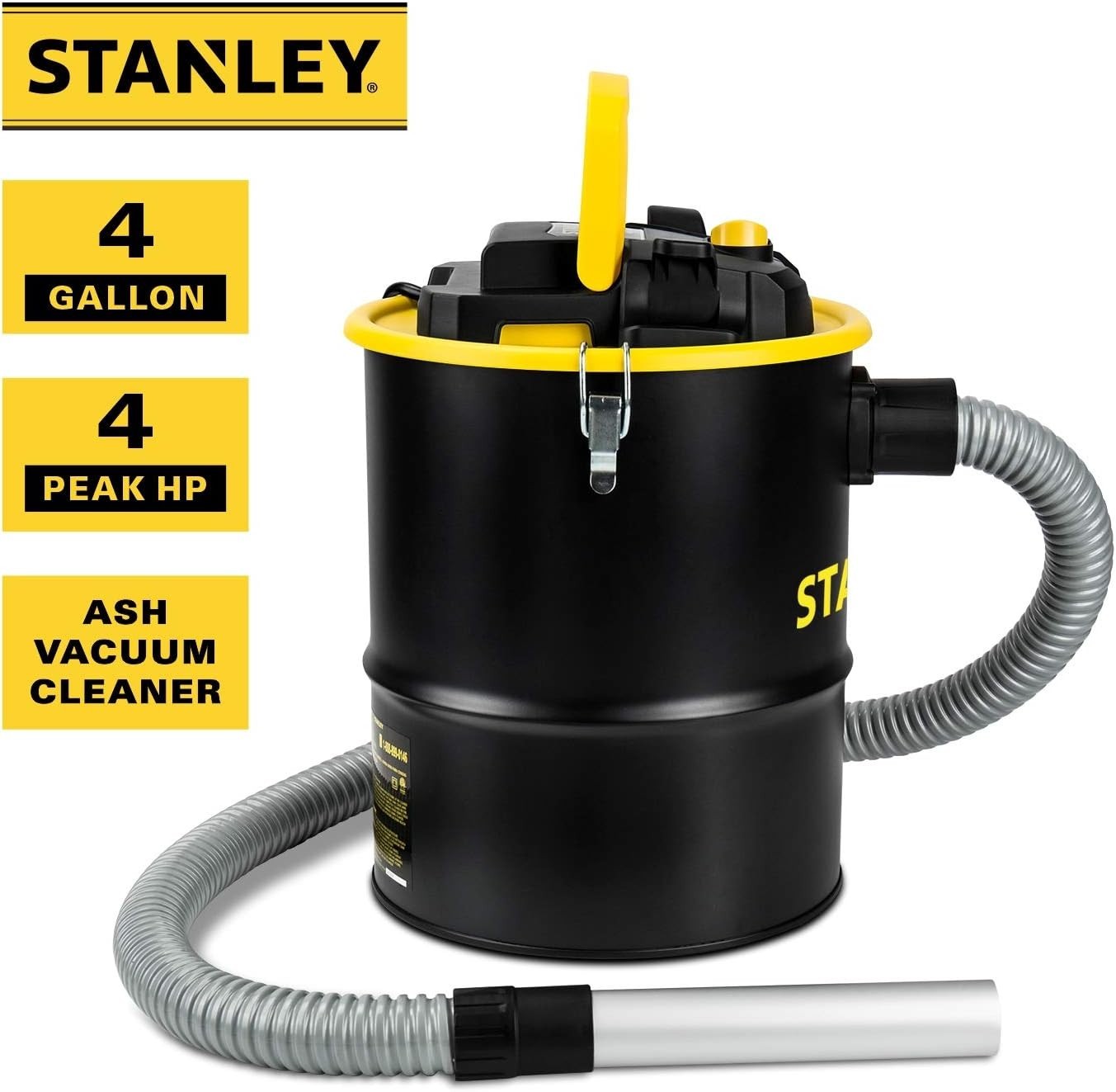 4 Gallon Ash Vac Canister Powerful 4 Peak Ash Vacuum Cleaner