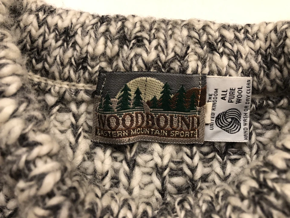 Eastern Mountain Sports EMS Woodbound pure wool mens size large sweater - Image 2 of 4