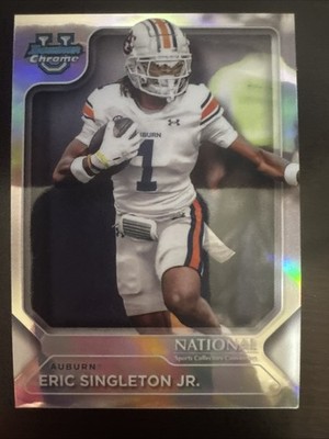 2025 Bowman U Chrome NSCC National Eric Singleton Jr #FB-3 Auburn