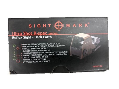 Sightmark Ultra Shot R-Spec Reflex Sight Green/Red 4 Reticle Patterns SM26031 