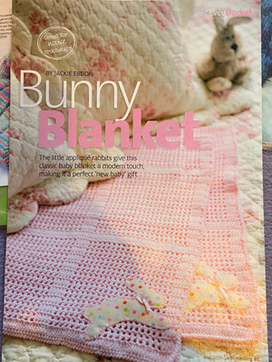  Häkelanleitung Babydecke Anfänger Magazin Auszug Hasendecke - Geschenk