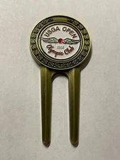 1955 U.S. Open Championship Divot Tool & 1" Coin Golf Marker - The Olympic Club