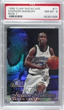 1996-97 Flair Showcase Row 1 Stephon Marbury #11 PSA 8 3c7