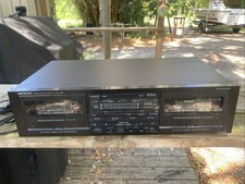 ONKYO TA-W460 Dual Audio Cassette Tape Deck Recorder High Speed Double Player