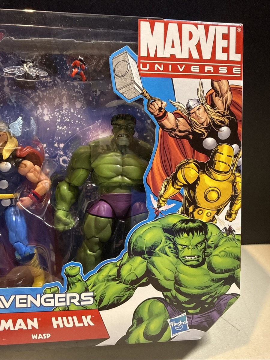 Hasbro Classic Avengers IRON MAN HULK THOR Action Figure 3 Pack