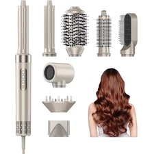 8 in 1 Hair Styler & Hair Dryer, Auto Wrap Curler, High-Speed 110000 RPM Friz...