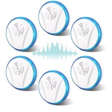 Ultrasonic Pest Repeller,6 Pack Plug-in Spider Repellent, Indoor Electronic UK