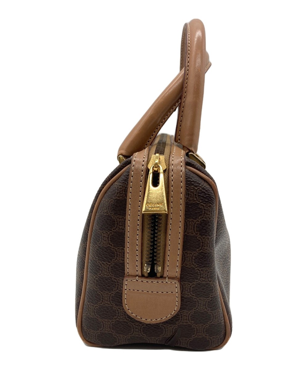 CELINE Old Mini Boston Bag Brown | eBay