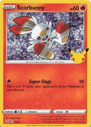 Scorbunny 016/025 McDonald's 25th Anniversary Promos