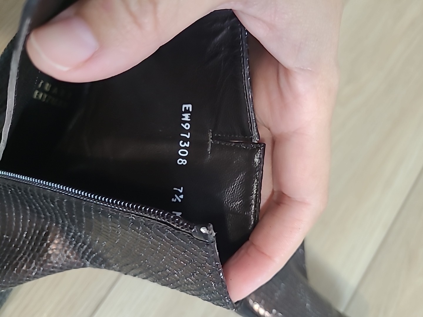 Stuart Weitzman Brown Snakeskin Patterned Leather… - image 10