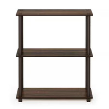 Short Small Narrow Bookshelf Bookcase Open Shelf For Books With Shelves Storage