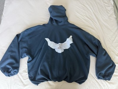 Yeezy Gap Engineered by Balenciaga Dove Hoodie Dark Blue Size