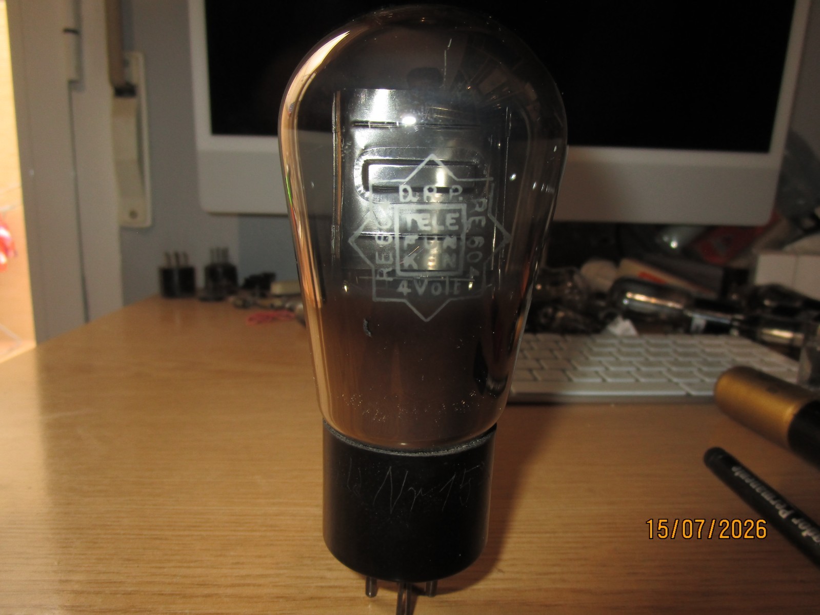 RE604 TELEFUNKEN OLD VERSION FAT GLASS AD1 TUBE VALVE LAMPE TUBE FOR KLANGFILM