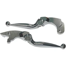 Powerstands Racing Chrome Journey Brake/Clutch Lever Set - 17-00600-20