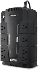 Standby UPS Battery Backup Surge Protector 550VA 330W 8 Outlets