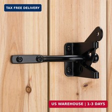 Self Locking Gate Latch Automatic Gravity Lever for Wood Fence Gate, Door Latche