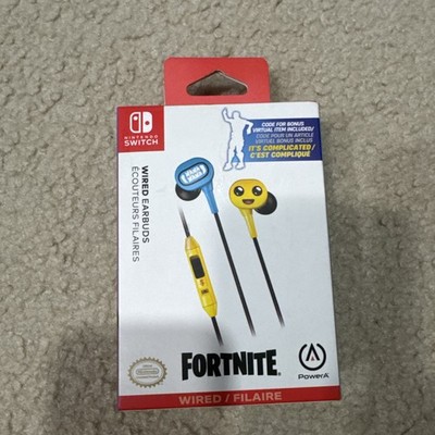 PowerA Wired Earbuds for Nintendo Switch Fortnite 