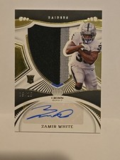 2022 Chronicles Crown Royale Silhouette Prime RPA Raiders RB Zamir White #19/25