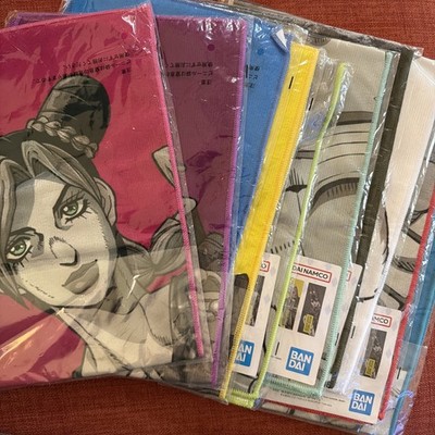 JoJo's Bizarre Adventure Stone Ocean Ichiban Kuji Towel Complete sets-10 Japan