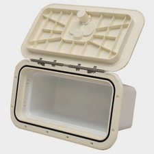 Innovative Boat Storage Glove Box 529-033 8 X 14 Inch Arctic White - New Sale Innovative Boat Storage Glove Box 529-033 8 X 14 Inch Arctic White - New Sale