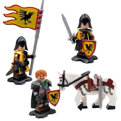 Ritter Set Haus Sturmkrähe V.3 - veredelte LEGO  Figuren von Custom Brick Design