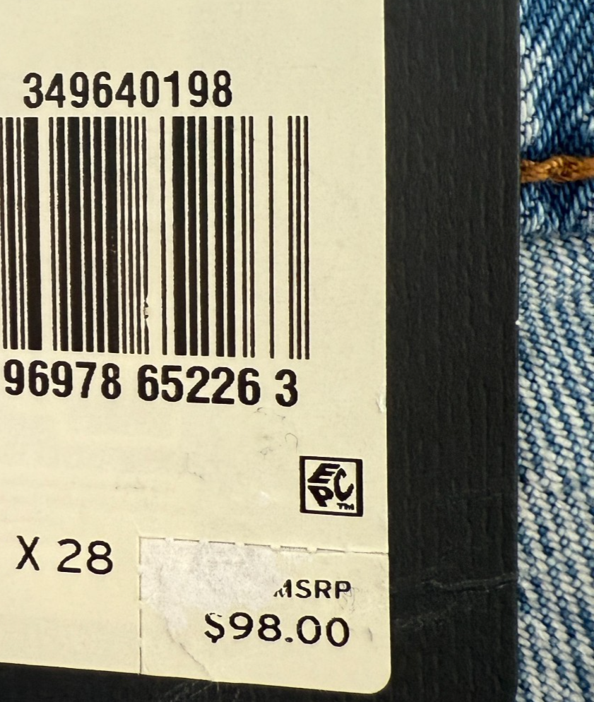 Levi's Premium Women Wedgie Straight Fit High Rise Jeans W25xL28