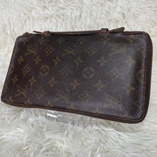 Louis Vuitton Organizer da Viaggio Portafoglio Lungo Pelle Marrone M60119 Aut...