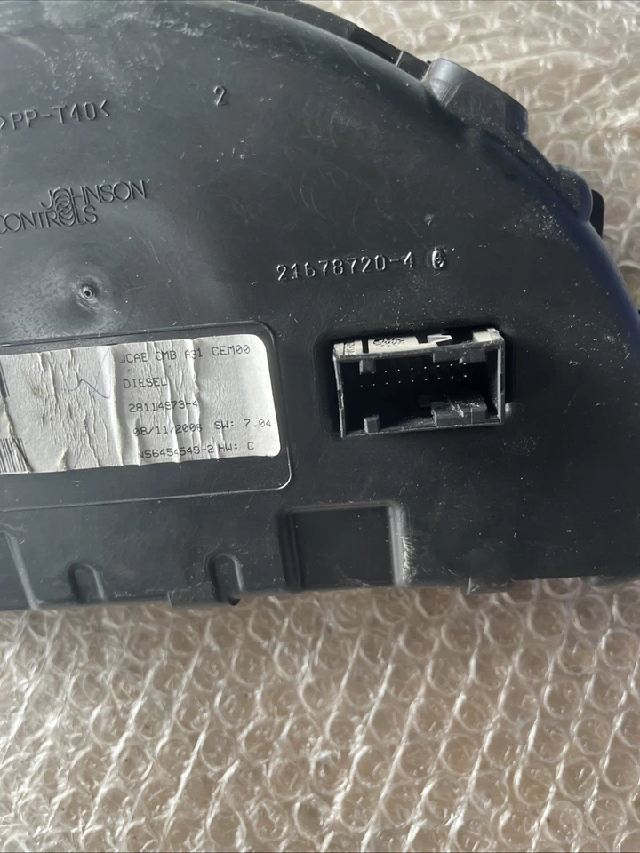 Quadro Strumenti Contachilometri Tachimetro JOHNSON CONTROLS 21678720-4 CITROEN - Immagine 4 di 4