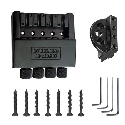 4 String Headless Bass Guitar Tremolo Bridge Tailpiece System Wrench Zinc Alloy