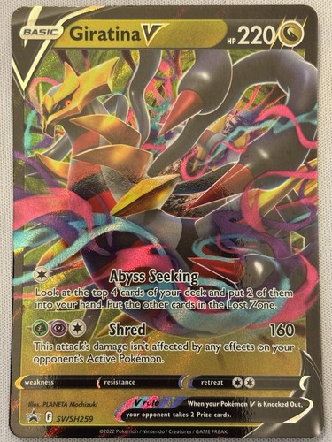 Giratina V SWSH259 SWSH: Sword & Shield Black Star Promo Cards Holo - NM