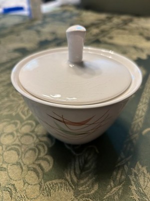 Franciscan Whitestone Swing Time Covered Sugar Bowl Japan MCM