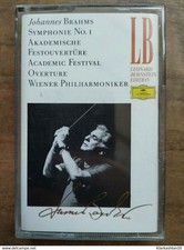 Leonard Bernstein/ Cassette Audio Brahms Symphonie No 1 Très bon état