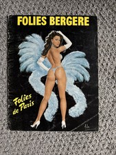FOLIES BERGERE PROGRAM 1977 PARIS FRANCE GENUINE VINTAGE BOOKLET  RARE