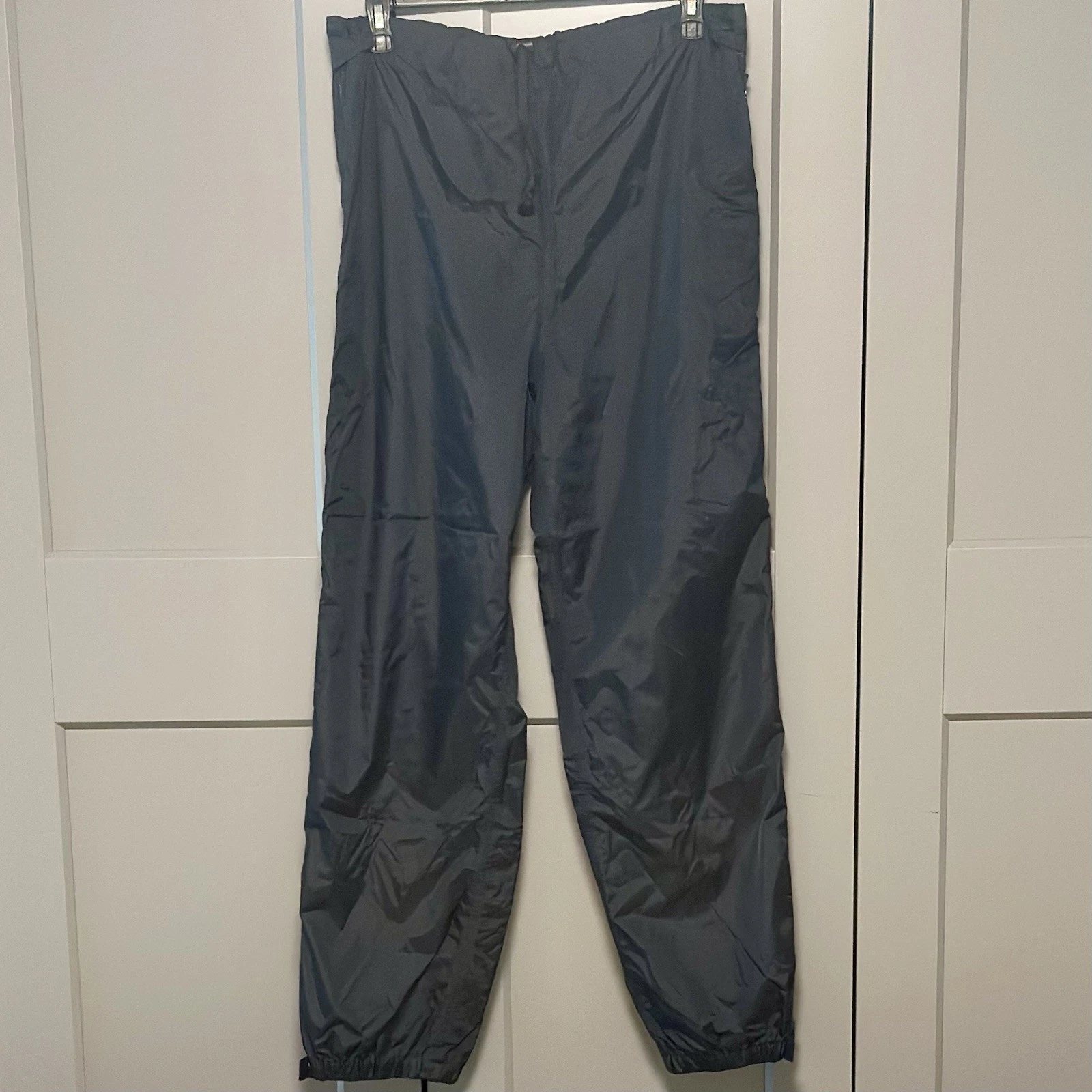 Vtg 90s REI Thaw Gortex Rain Shell Pants Size L Black Nylon Gorpcore Outdoor Ski