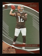 Shedeur Sanders Rookie Card Browns - 2025 Panini Absolute  #177 (RC)