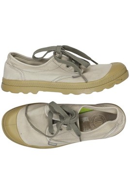 PALLADIUM Halbschuh Damen Slipper feste Schuhe Gr. EU 39 Cremeweiß #uze7n43
