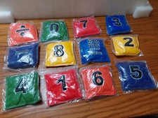 Learning Numbers 0-9 Multi Lingual Vinyl Bean Bags Math Symbols Educational Game