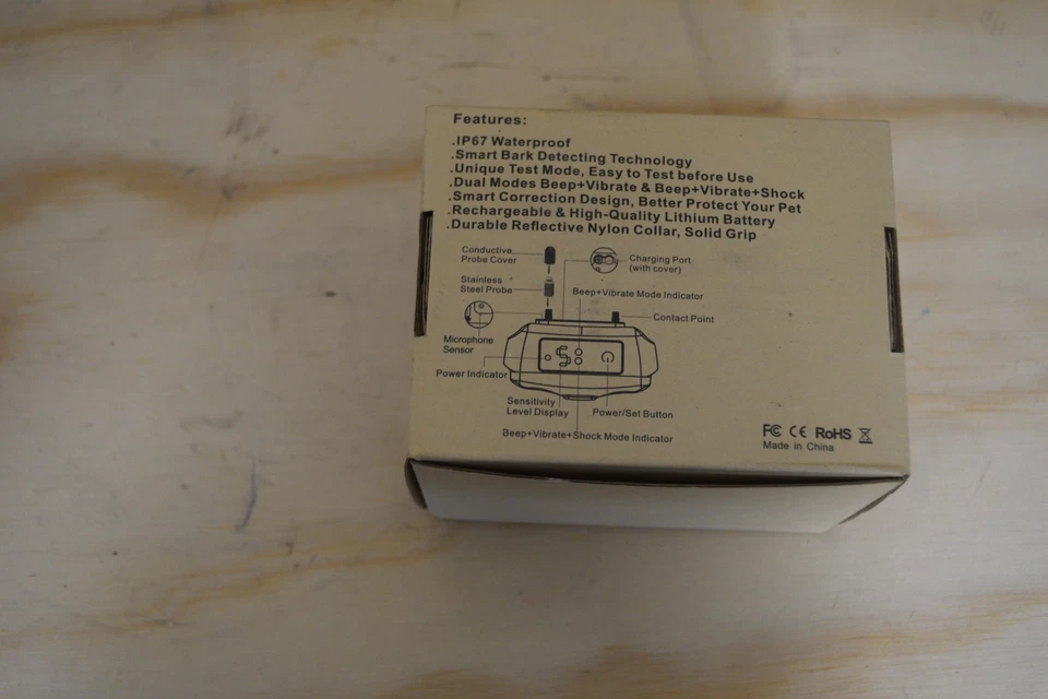 Smart Dog Bark Control Collar Rechargeable Waterproof Adjustable Beep Vibrate Tr - Image 4 of 4