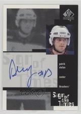 1999-00 SP Authentic Sign of the Times Patrik Stefan #PS Rookie Auto RC 1o3