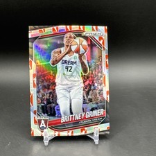 BRITNEY GRINER 2025 Panini Prizm #46 Logo Border SP Atlanta Dream WNBA
