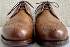 Rancourt & Co. Custom Blake Tan Calfskin Medallion Toe Wingtip Derby 7 E ($375) — photo 5
