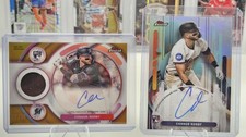 Connor Norby 2025 Topps Finest RC Relic Gold Auto /50 + Refractor Auto《Pristine》