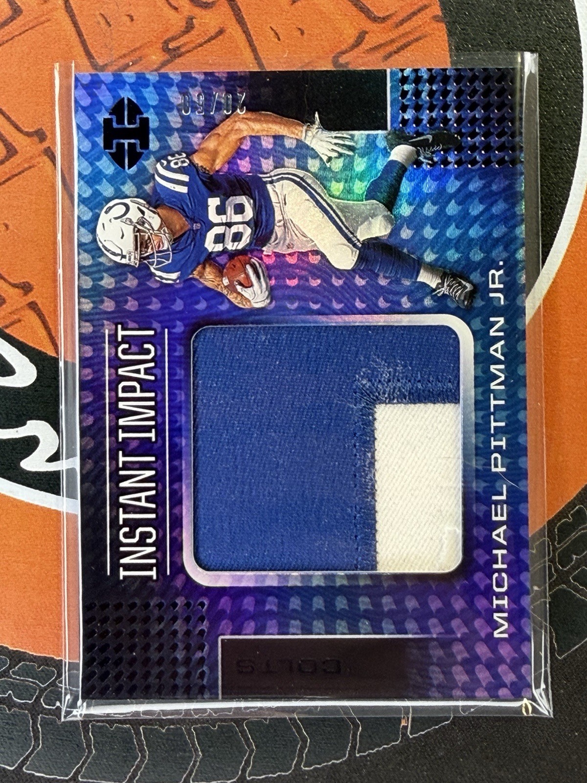 Michael Pittman Jr. Panini Illusions #119 Autograph Memorabilia