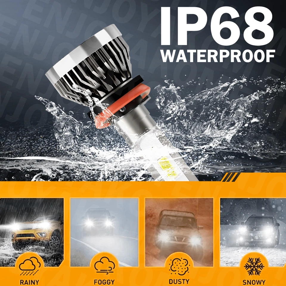 For Ford Transit Connect 2014-2023 LED Headlight Bulbs High&Low Beam Combo Kit — 第 4/4 张图片