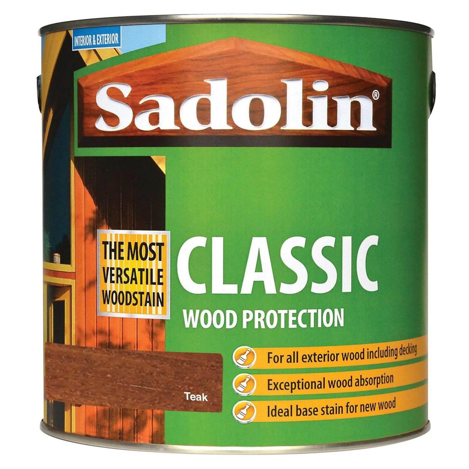 Sadolin Classic Wood Protection 2.5L Teak - Image 3