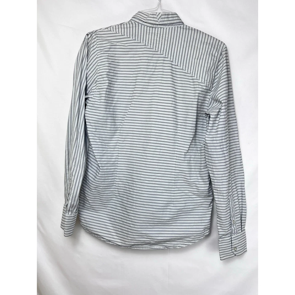 Volcom Men's Gray Graphic Long Sleeve Y2K Shirt - Size Large Button Up - Image 2 of 4
