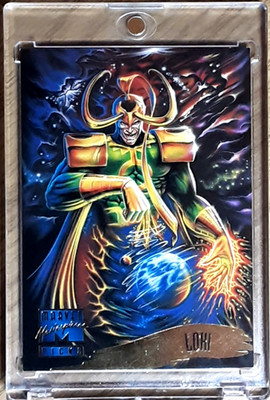 1995 Marvel Masterpieces Karte 131 LOKI.